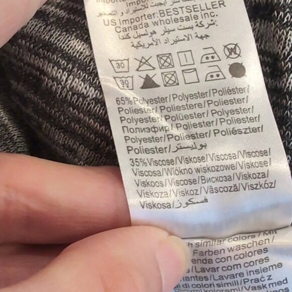 3/$20 Junarose Twist Front Layered Knit Skirt Above Knee Space Dye Bodycon XXL - Picture 12 of 12